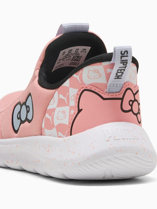 X Hello Kitty Αθλητικά Παιδικά Παπούτσια Running Slip-On Ροζ