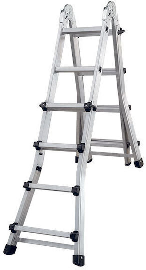Bormann Pro BHL9080 Διπλή Σκάλα Αλουμινίου 2x4