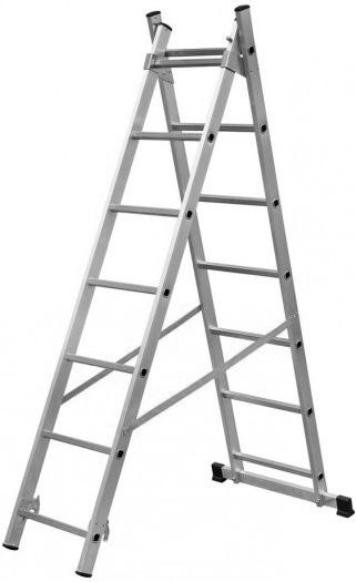Bormann Pro BHL5120 Διπλή Σκάλα Αλουμινίου 2x7
