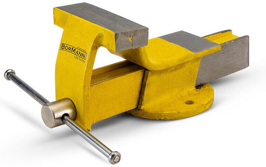 Bormann Fixed Countertop Steel Vise With Maximum Opening 125mm