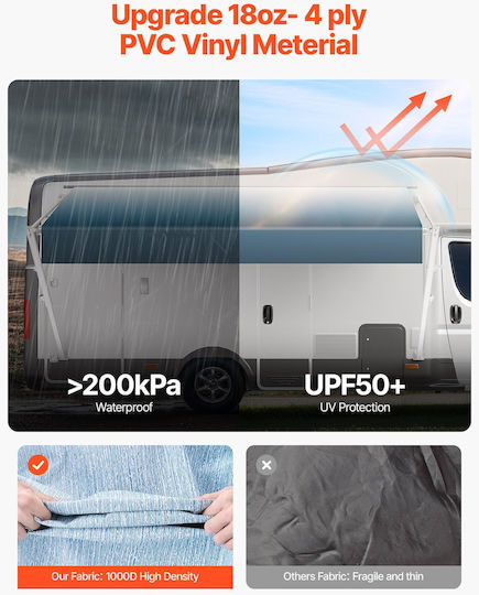 Vevor Αξεσουάρ Εξοπλισμού για Σκηνή Camping 18x7.7εκ.