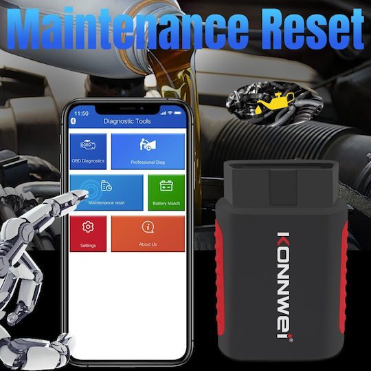 Διαγνωστικό Αυτοκινήτου OBD 2 με Bluetooth