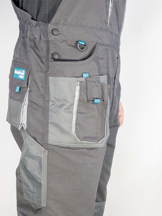 Bormann Pro Torino Work Coveralls Dungarees Cotton Gray