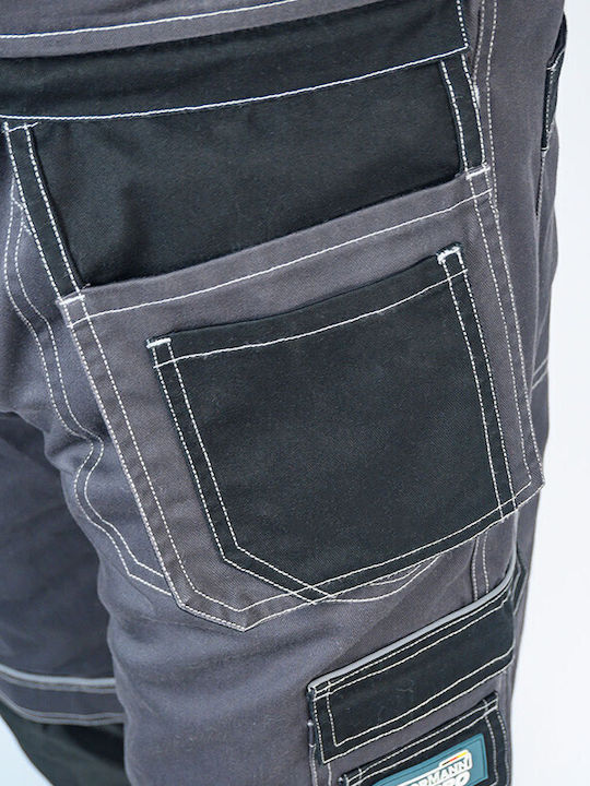 Bormann Pro Milano Work Coveralls Dungarees Cotton Gray