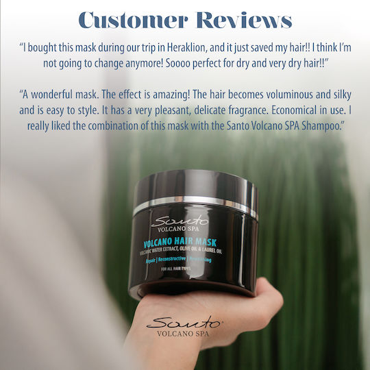 OliveSpa Santo Volcano Hair Mask for Repairing 200ml