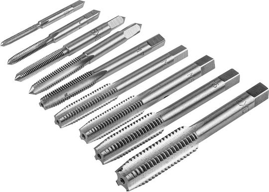 Topex 14A425 Tap & Die Sets Steel 8x1.25 / 9x1.25 / 10x1.5mm 20pcs