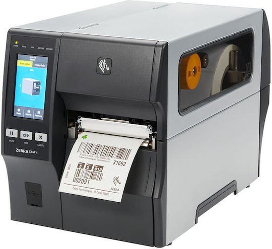 Zebra ZT411 Label Printer Thermal Transfer USB, Serial, Bluetooth, Ethernet 203 dpi