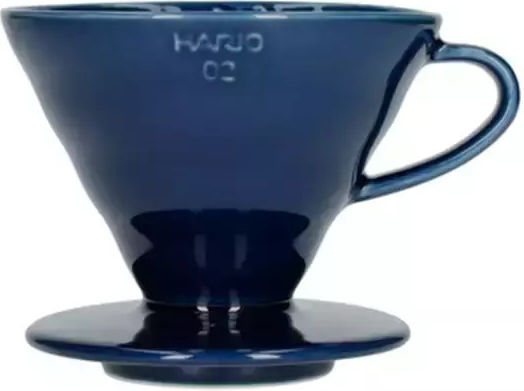 Picurător Ceramic Hario V60 Ediția Culoare Albastru Indigo 02