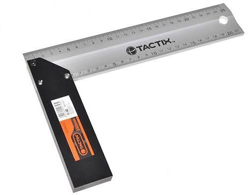 Tactix Winkelmesser Zimmerleute Aluminium Länge 25cm