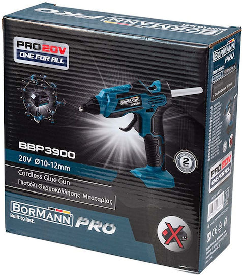Bormann Pro BBP3900 Solo Battery Powered Glue Gun 12mm 20V 036371