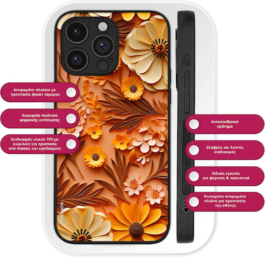 Sonique 3D Flower Series Case for Honor Magic7 Lite 5G Orange