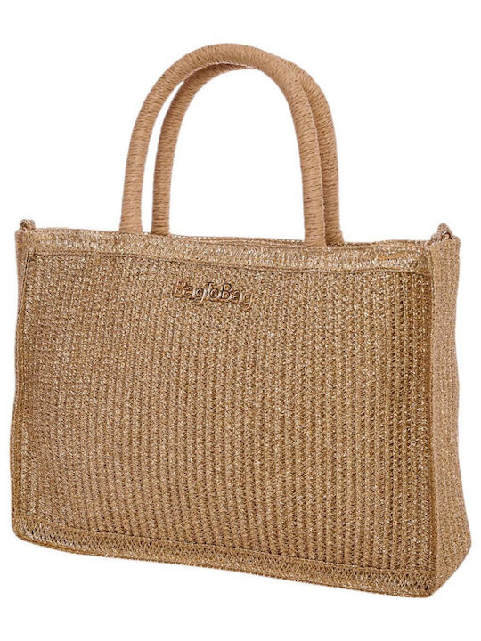 Straw Straw Women's Bag Shoulder Gold