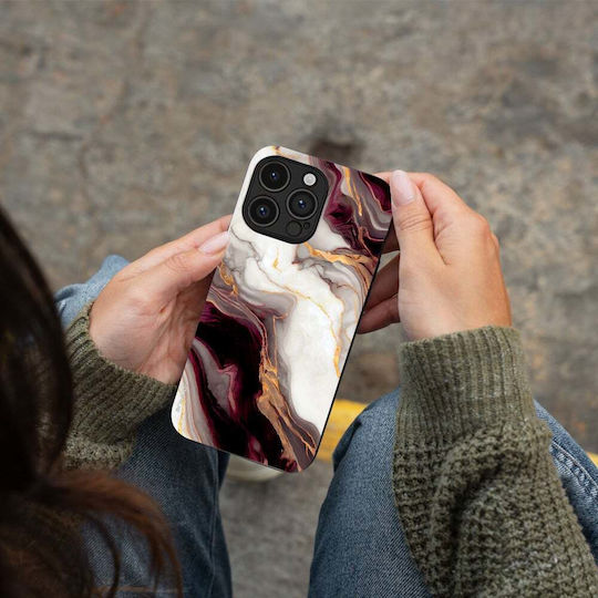 Калъф Sonique Marble Series за Honor Magic7 Pro 5G Бордо