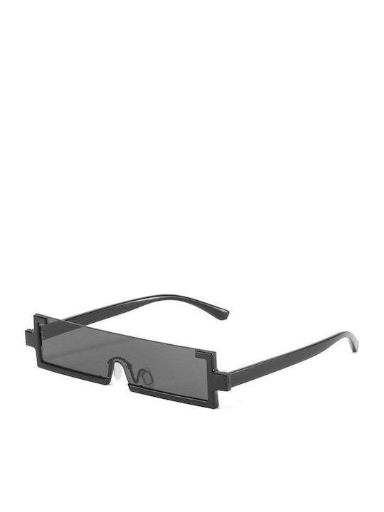 SeeVision 50042 Women's Sunglasses with Black Plastic Frame and Black Lens 4K90137-2501-50042-BLACK