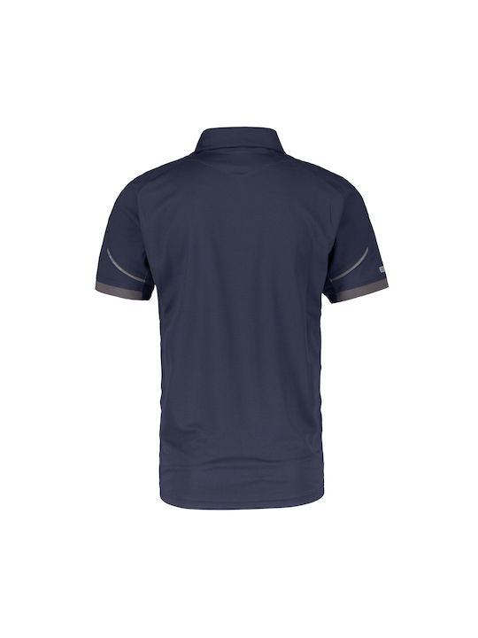 Dassy Workwear Traxion Work Polo Shirt Navy Blue Sunscreen UPF 50+