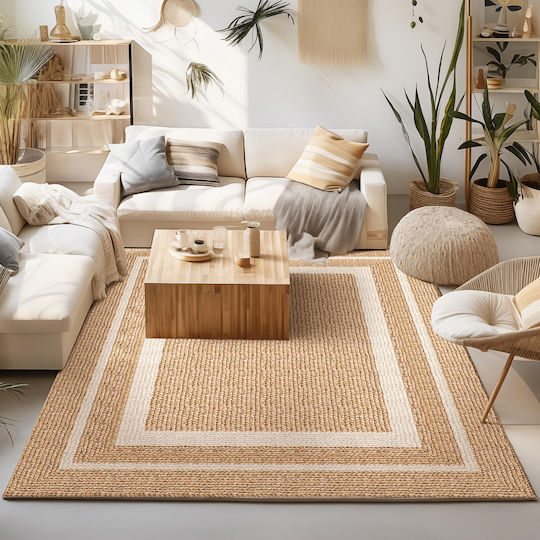 Beauty Home Wohnzimmer Teppich Rutschfest 67x150cm Weiß Beige Beauty Home Wohnzimmer Teppich Rutschfest 67x150cm Weiß Beige