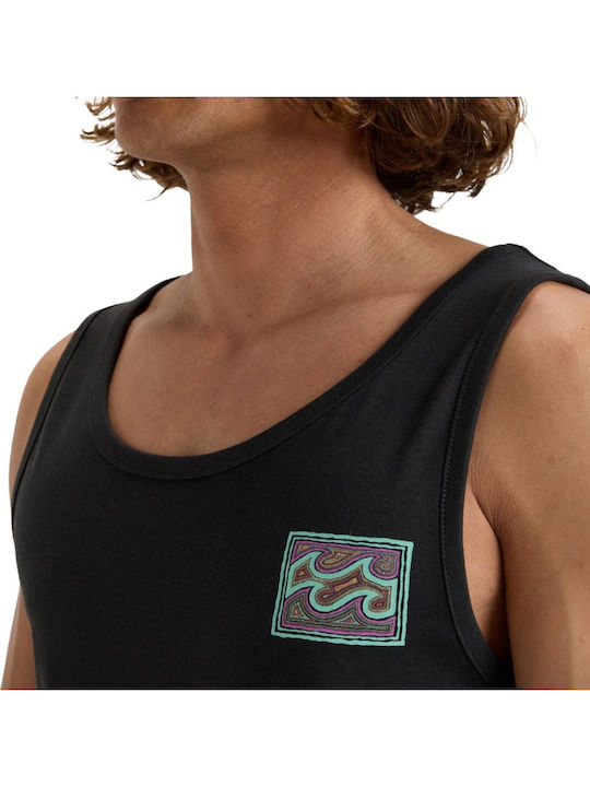 Crayon Wave T-shirt Washed Black