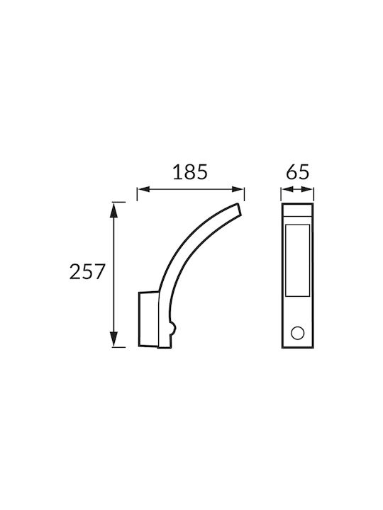Struhm Wandmontierte Außenleuchte LED 10W