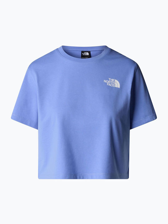 Women's Crop T-shirt Virtual Blue