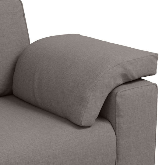 Three-Seater Couch Tabac Brown 219x77x82 cm