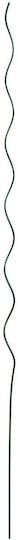 vidaXL Plant Support Rods 6mmx150cm from Metal Set of 50pcs