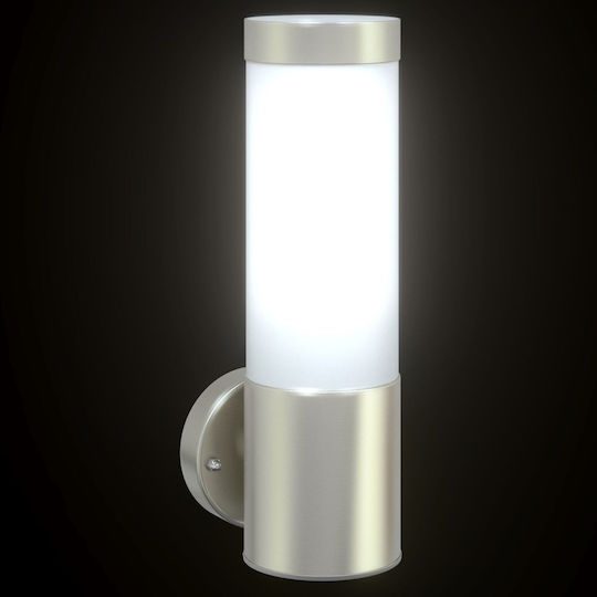 vidaXL Επιτοίχιο Εξωτερικό Φωτιστικό LED IP44 με Θερμό Λευκό Φως 8.5x12x27εκ.