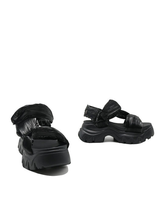 Juyce Paddy Women's Flat Sandals Sporty in Black Color