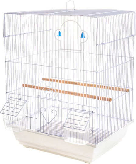 Клетка за Птици Πι Kourk 34x27x45см. Бял