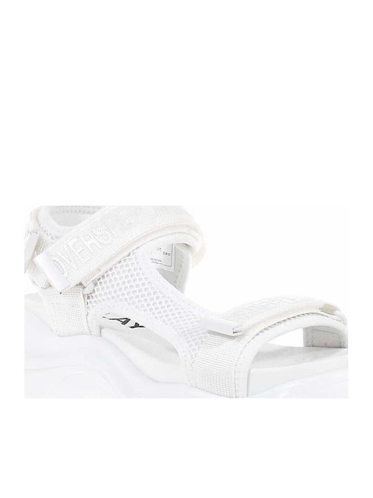 Juyce Γυναικεία Σανδάλια Sporty Λευκά
