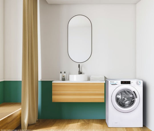 Candy Smart Inverter Mașină de Spălat Rufe 12kg 1400 Rotiri Mișcare Activă CS 1412TME/S