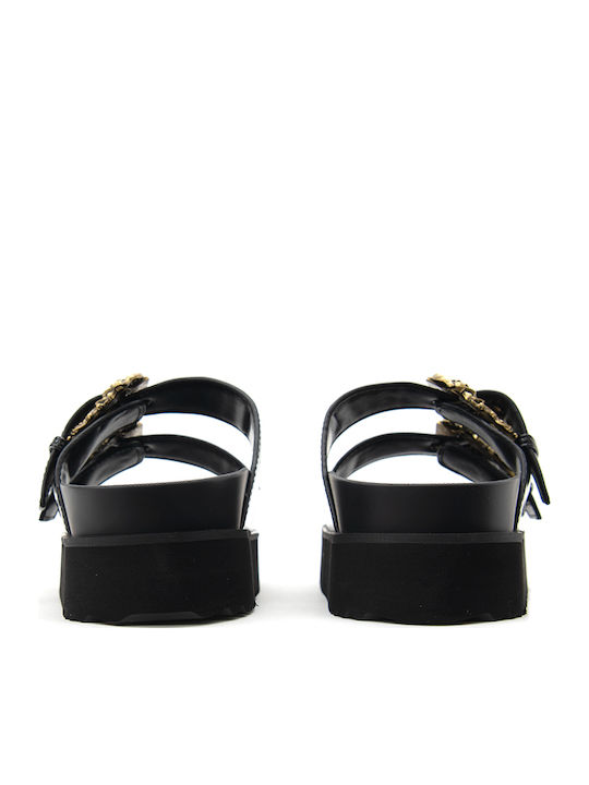 Γυναικεία Σανδάλια Flatforms Μαύρα
