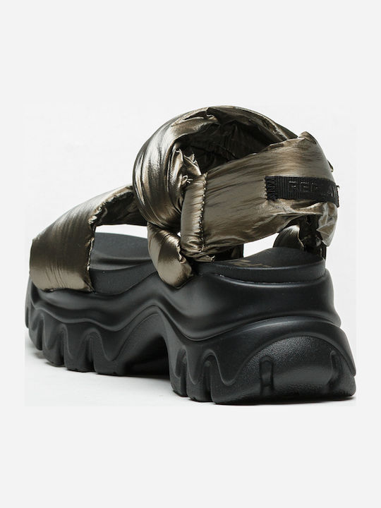 Juyce Paddy Women's Flat Sandals Sporty in Khaki Color