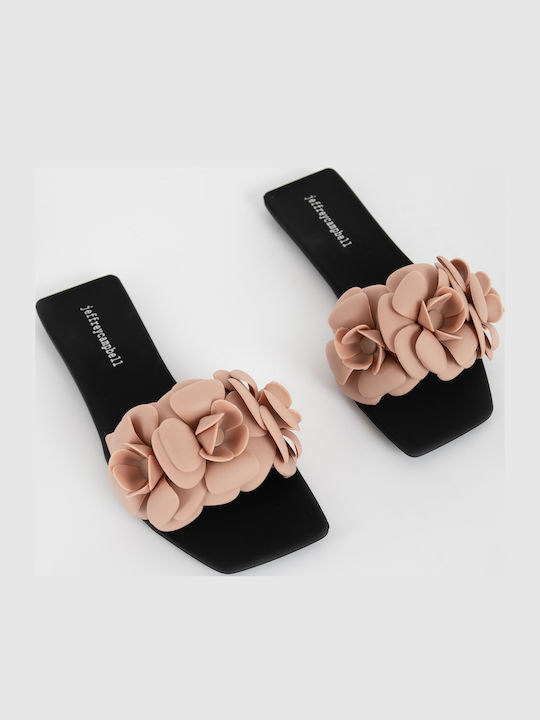Women's Flat Sandals in Pink Color