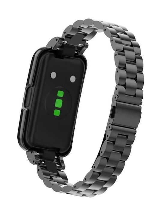 Brățară Metalică Pentru Huawei Band 10 9 Curea Smart Watch – Negru Brățară Metalică Pentru Huawei Band 10 9 Curea Smart Watch – Negru