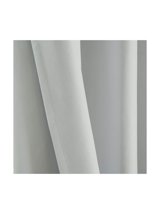 Beauty Home Verdunkelungsvorhang mit Grommets Soft Art 8391 Ecru 140x270cm