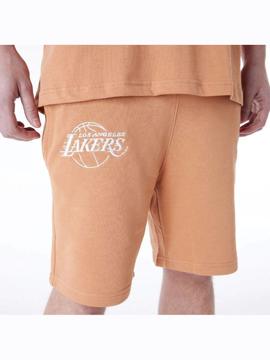 60596644 New Era Nba League Essential Shorts Los Angeles Lakers Dsa Desert Color