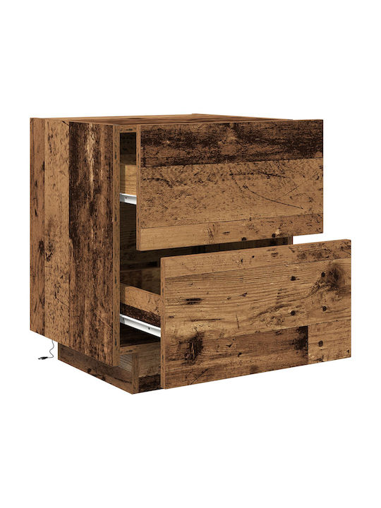 Nachttische Old wood 2Stück 45x40x55cm