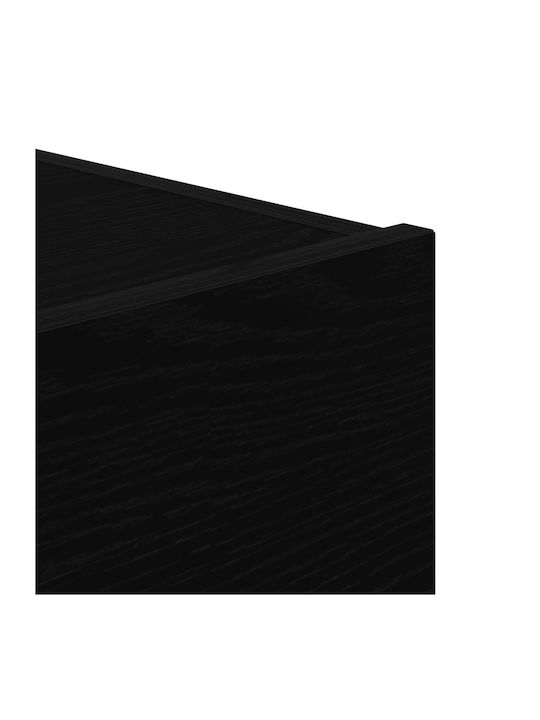 Noptiere din Lemn Masiv Black oak 2buc 45x40x55cm