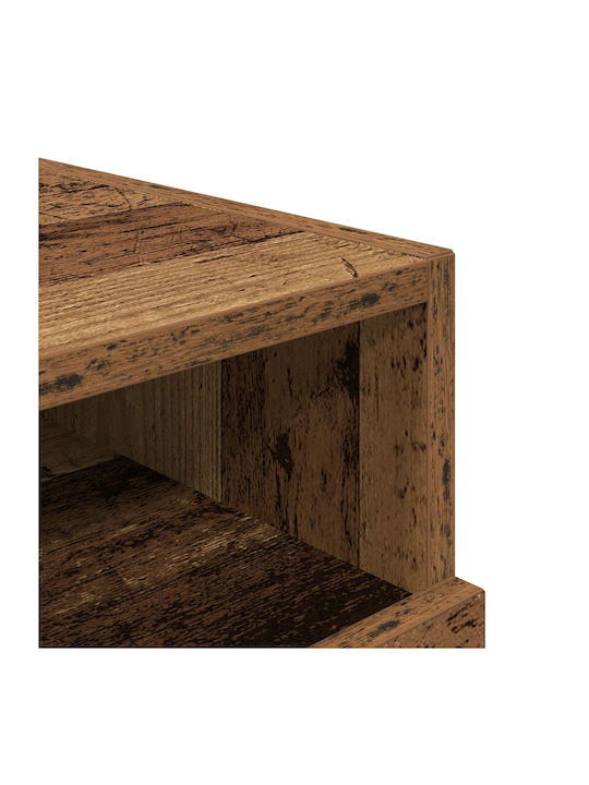 Κομοδίνα Ξύλινα Παλιό ξύλο 2τμχ 40x39x37cm
