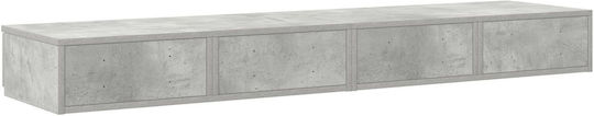 Noptieră Beton gri 160x36.5x16.5cm