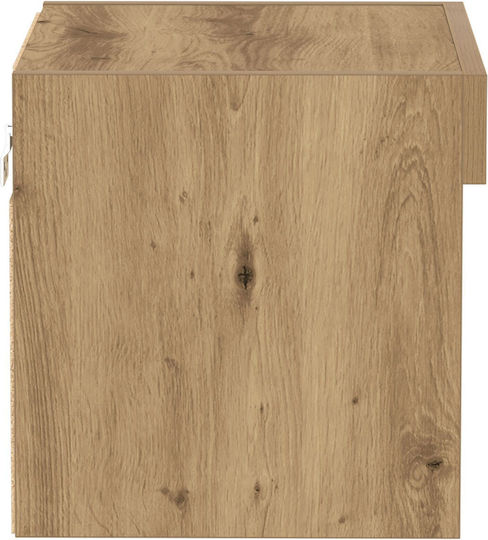 Wooden Bedside Tables Brown Oak 2 Pieces 40x30x30cm