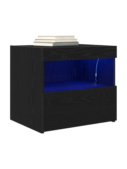 Nachttische Black oak 2Stück 50x40x45cm