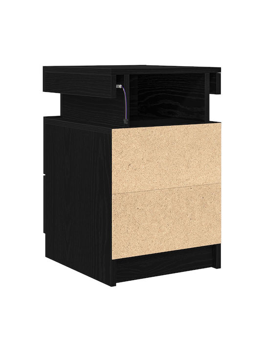 Nachttische Black oak 2Stück 35x39x55cm