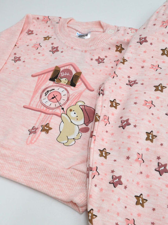 Extan Bebe Kids' Pajamas Pink