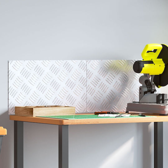vidaXL Plintă de Pardoseală Aluminiu pentru Trepte 50x30cm. 2buc