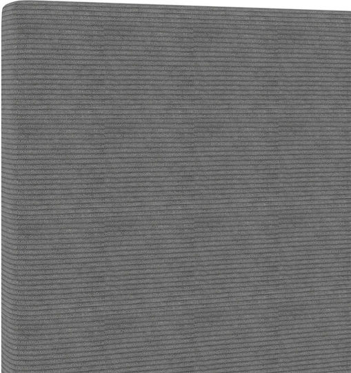 vidaXL Fabric Bed Headboard Light Gray 180x128cm