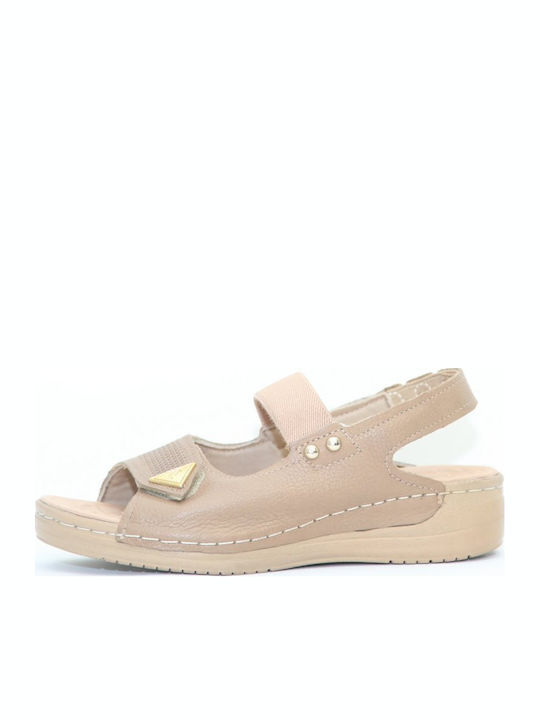 Anatomische Damenplattformen Beige
