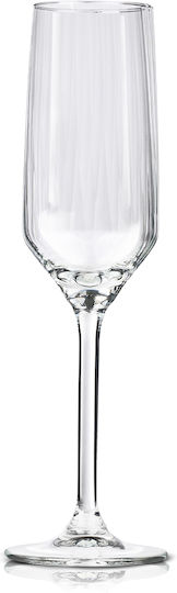 Alpina Appliances Champagne Glass Set Goblets Glass 220ml 4 Pieces