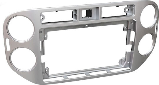 Volkswagen Vw Tiguan 2009 2016 Car Screen Touch Sound System 9" Inch Android Mounting Frame Fascia Car Radio Panel Dash Factory Type Plastic Frame