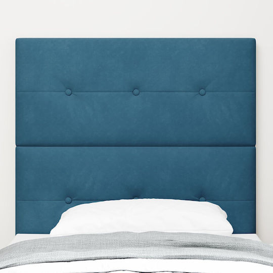 vidaXL Fabric Bed Headboard Dark Blue 80x128cm
